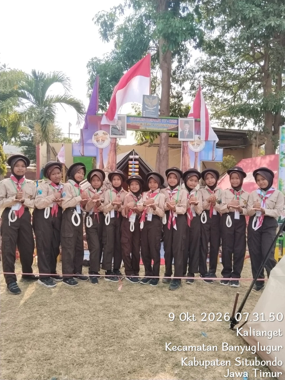 Semangat Pramuka Membara! Jambore Ranting Siwalan Kecamatan Banyuglugur Digelar Selama Dua Hari
